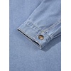 image:imageSidefeel Women Denim Shirt Long Sleeve Button Down Jean Shirts Casual Oversized Trendy Tops BlousesIceland Blue