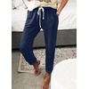 image:imageSidefeel Womens High Waist Jeans Classic Tapered Joggers JeansBlue