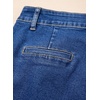image:imageSidefeel Womens Jean Cargo Shorts High Waisted Stretchy Trendy Raw Hem Denim Shorts with PocketsBlue