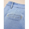 image:imageSidefeel Womens Jean Cargo Shorts High Waisted Stretchy Trendy Raw Hem Denim Shorts with PocketsSky Blue