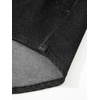 image:imageSidefeel Womens Jean Jacket Casual Long Sleeve Button Down Oversized Denim Jacket Trendy Fall OutfitsBlack