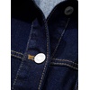 image:imageSidefeel Womens Jean Jacket Casual Long Sleeve Button Down Oversized Denim Jacket Trendy Fall OutfitsNavy Blue