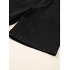 image:imageSidefeel Womens Jean Shorts High Waisted Stretchy Bermuda Pleated Denim Summer ShortsBlack