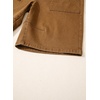 image:imageSidefeel Womens Jean Shorts High Waisted Stretchy Bermuda Pleated Denim Summer ShortsBrown