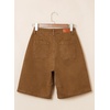 image:imageSidefeel Womens Jean Shorts High Waisted Stretchy Bermuda Pleated Denim Summer ShortsBrown