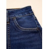 image:imageSidefeel Womens Jean Shorts High Waisted Stretchy Casual Drawstring Denim Shorts with PocketsDeep Blue