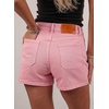 image:imageSidefeel Womens Jean Shorts High Waisted Stretchy Casual Drawstring Denim Shorts with PocketsPink
