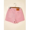 image:imageSidefeel Womens Jean Shorts High Waisted Stretchy Casual Drawstring Denim Shorts with PocketsPink