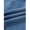 image:imageSidefeel Womens Jean Skirt High Waisted Stretch Casual Trendy Front Seam Mini Denim Skirt with PocketsBlue