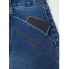 image:imageSidefeel Womens Jean Skirt High Waisted Stretch Casual Trendy Front Seam Mini Denim Skirt with PocketsDeep Blue