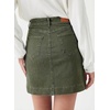 image:imageSidefeel Womens Jean Skirt High Waisted Stretch Casual Trendy Front Seam Mini Denim Skirt with PocketsGreen