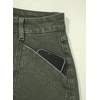 image:imageSidefeel Womens Jean Skirt High Waisted Stretch Casual Trendy Front Seam Mini Denim Skirt with PocketsGreen