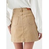 image:imageSidefeel Womens Jean Skirt High Waisted Stretch Casual Trendy Front Seam Mini Denim Skirt with PocketsKhaki