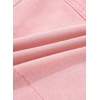 image:imageSidefeel Womens Jean Skirt High Waisted Stretch Casual Trendy Front Seam Mini Denim Skirt with PocketsPink