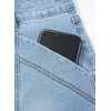 image:imageSidefeel Womens Jean Skirt High Waisted Stretch Casual Trendy Front Seam Mini Denim Skirt with PocketsSky Blue