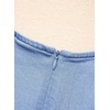 image:imageSidefeel Womens Summer Denim Dresses 2026 Loose Sleeveless Sleeve Ruffled Edge Jean SundressesIceland Blue