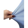 image:imageSidefeel Womens Summer Denim Dresses 2026 Loose Sleeveless Sleeve Ruffled Edge Jean SundressesIceland Blue