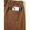 image:imageSidefeel Womens Wide Leg Jeans High Waisted Elastic Stretchy Straight Leg Trendy Drawstring Baggy Pull On Denim PantsBrown