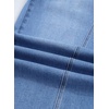 image:imageSidefeel Womens Wide Leg Jeans High Waisted Stretchy Baggy Side Seam Denim Pants with Slanted PocketsLight Blue
