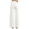 image:imageSidefeel Womens Wide Leg Jeans High Waisted Stretchy Baggy Side Seam Denim Pants with Slanted PocketsWhite