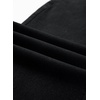 image:imageSidefeel Womens Wide Leg Jeans High Waisted Stretchy Cropped Ankle Capri Rolled Hem Denim PantsBlack