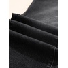 image:imageSidefeel Flare Jeans for Women High Waisted Stretchy Bell Bottoms Wide Leg Side Seam Denim PantsBlack