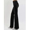 image:imageSidefeel Flare Jeans for Women High Waisted Stretchy Bell Bottoms Wide Leg Side Seam Denim PantsBlack