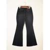 image:imageSidefeel Flare Jeans for Women High Waisted Stretchy Bell Bottoms Wide Leg Side Seam Denim PantsBlack