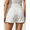 image:imageSidefeel Skorts Skirts for Women Denim Mini Skirt Casual Summer High Waisted Jean Shorts StretchyWhite