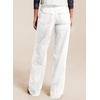image:imageSidefeel Wide Leg Jeans for Women High Waisted Stretchy Jeans Straight Leg Trendy Patchwork Denim Pants with Oversized FitCream White