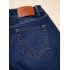 image:imageSidefeel Wide Leg Jeans for Women High Waisted Stretchy Jeans Straight Leg Trendy Patchwork Denim Pants with Oversized FitDark Blue