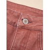 image:imageSidefeel Wide Leg Jeans for Women High Waisted Stretchy Jeans Straight Leg Trendy Patchwork Denim Pants with Oversized FitMineral Red
