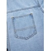 image:imageSidefeel Women Denim Shirts Oversized Long Sleeve Button Down Blouse V Neck Casual Top ShacketsSky Blue