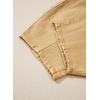 image:imageSidefeel Womens Baggy Wide Leg Jeans Elastic Waist Drawstring Front Seam Ankle High Waisted Barrel JeansKhaki