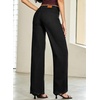 image:imageSidefeel Womens Baggy Wide Leg Jeans High Waisted Straight Leg Spring Outfits Denim PantsBlack