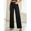 image:imageSidefeel Womens Baggy Wide Leg Jeans High Waisted Straight Leg Spring Outfits Denim PantsBlack