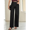 image:imageSidefeel Womens Baggy Wide Leg Jeans High Waisted Straight Leg Spring Outfits Denim PantsBlack