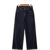 image:imageSidefeel Womens Baggy Wide Leg Jeans High Waisted Straight Leg Spring Outfits Denim PantsNavy Blue