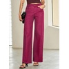 image:imageSidefeel Womens Baggy Wide Leg Jeans High Waisted Straight Leg Spring Outfits Denim PantsRacing Red