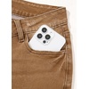image:imageSidefeel Womens Bell Bottom Flare Jeans High Waisted Stretchy Ripped Distressed Raw Hem Denim Pants with PocketsBrown