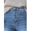 image:imageSidefeel Womens Boyfriend Jeans Stretchy Ripped Distressed Zimbaplatinum Denim PantsC Sky Blue