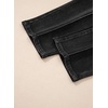 image:imageSidefeel Womens Capri Jeans Mid Rise Skinny Stretchy Front Seam Capri Leggings Denim PantsBlack