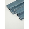 image:imageSidefeel Womens Capri Jeans Mid Rise Skinny Stretchy Front Seam Capri Leggings Denim PantsVintage Blue
