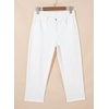 image:imageSidefeel Womens Capri Jeans Mid Rise Skinny Stretchy Front Seam Capri Leggings Denim PantsWhite
