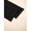 image:imageSidefeel Womens Drawstring Jeans Wide Leg High Waisted Baggy Stretchy Elastic Waist Sweatpant JeansBlack
