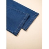 image:imageSidefeel Womens Drawstring Jeans Wide Leg High Waisted Baggy Stretchy Elastic Waist Sweatpant JeansDark Blue