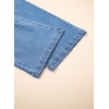 image:imageSidefeel Womens Drawstring Jeans Wide Leg High Waisted Baggy Stretchy Elastic Waist Sweatpant JeansLight Blue