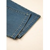image:imageSidefeel Womens Drawstring Jeans Wide Leg High Waisted Baggy Stretchy Elastic Waist Sweatpant JeansVintage Blue