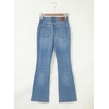 image:imageSidefeel Womens Flare Jeans High Waisted Wide Leg Stretchy Bell Bottom Front Pockets Denim PantsLight Blue