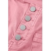 image:imageSidefeel Womens High Waisted Jean Shorts Button Fly Tummy Control Summer Denim Shorts Pink Size 8